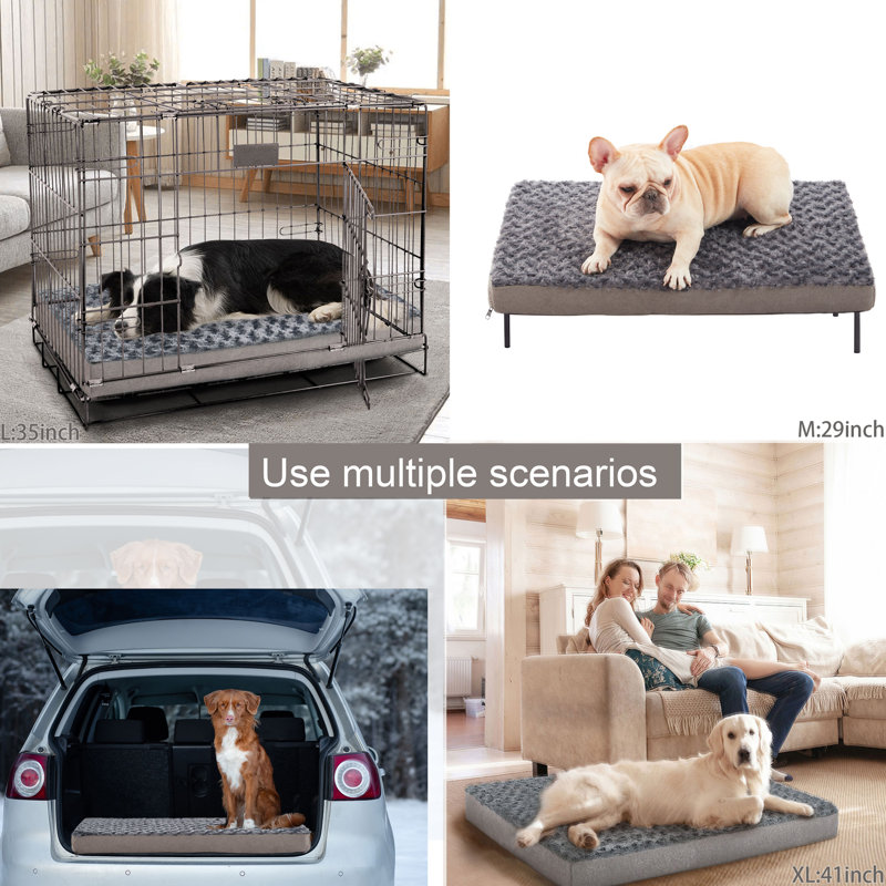 Cooling dog bed shops for crate